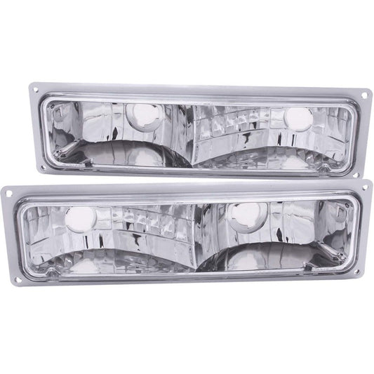 Anzo 1988-1998 Chevrolet C1500 Euro Parking Lights Chrome