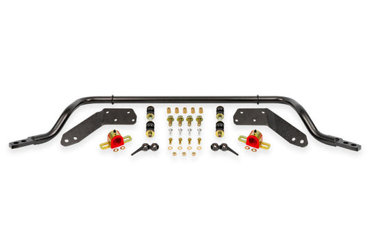 BMR Suspension BMR 78-87 G-Body Front Sway Bar Kit - 1.25in Hollow - 2-Hole Adjustable - Black Hammertone SB461H