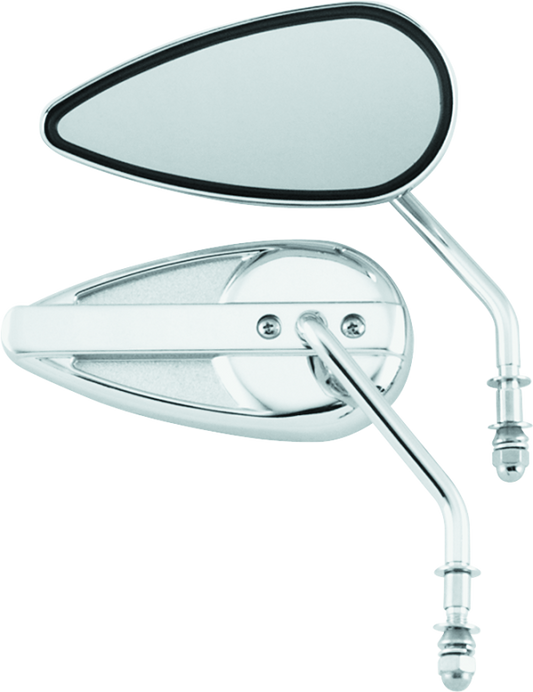 Bikers Choice Chrome Teardrop Mirror 489828