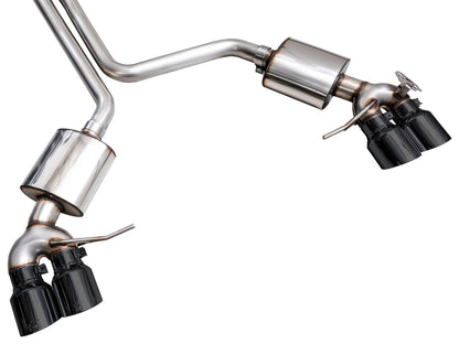 AWE Tuning 2022+ Porsche Macan 2.9TT Touring Edition Catback Exhaust w/ Diamond Black Tips 3015-43952