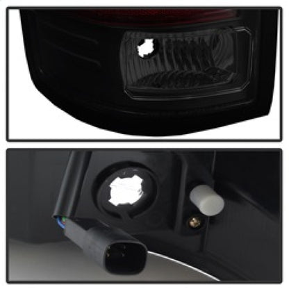 Spyder GMC Sierra 2016-2017 Light Bar LED Tail Lights - Black Smoke ALT-YD-GS16-LED-BSM 5083784
