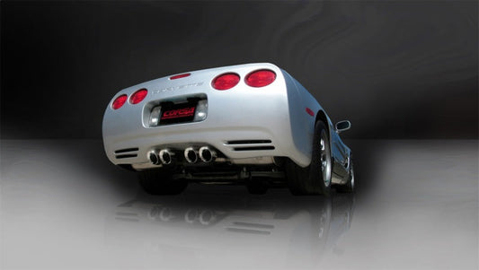 Corsa Performance 2.5" Dual Rear Exit Cat-Back Exhaust System with Twin 3.5" Tips — 1EF3E
