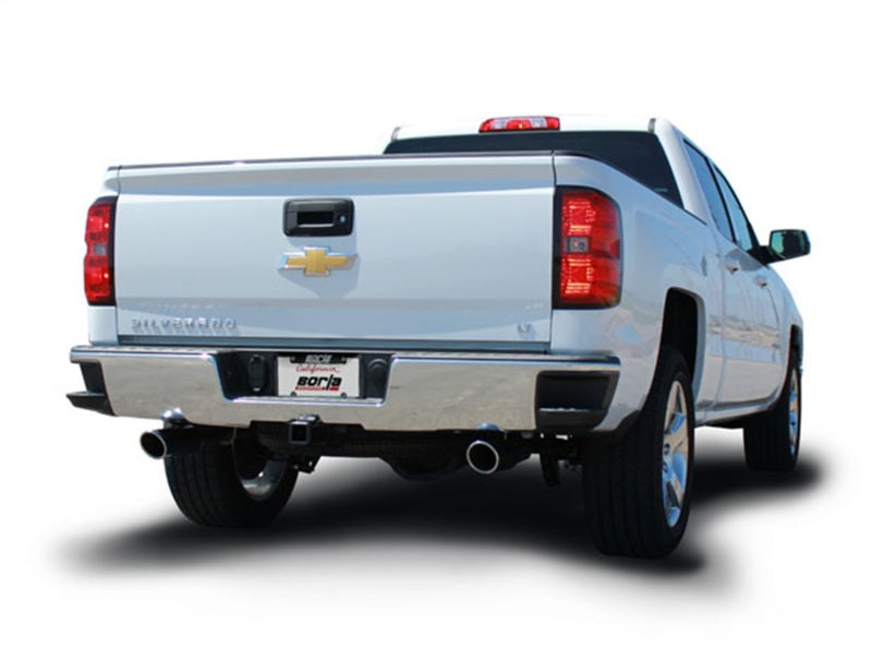Borla 14 Silv/Sierra 1500 EC Std/CC Short 143.5in WB S-Type Single Split Rear Exit