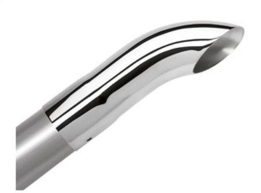Borla Universal Polished Tip Single Round Turndown/Turnout (inlet 3in. Outlet 3in) *NO Returns* 20140