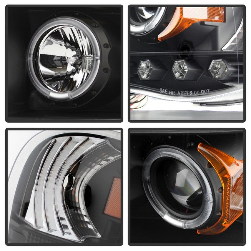 Spyder Dodge Ram 1500 02-05/Ram 2500 03-05 Projector Headlights LED Halo LED Blk