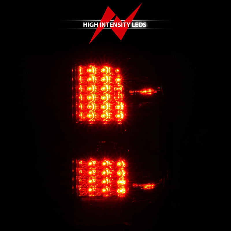 ANZO 15-19 Chevy Silverado 2500HD/3500HD (Factory Halogen Only) LED Tail Lights Smoke