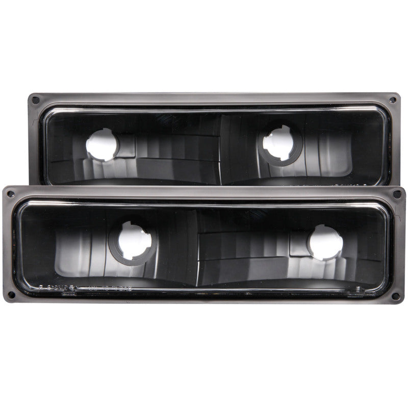 Anzo 1988-1998 Chevrolet C1500 Euro Parking Lights Black — 14J1Z