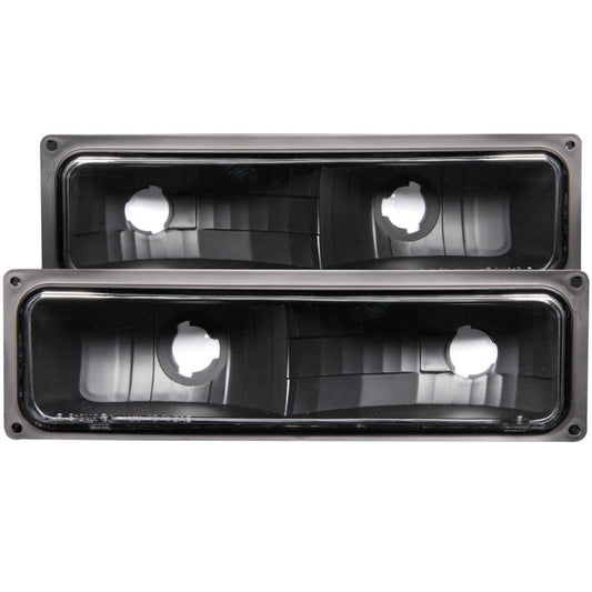 Anzo 1988-1998 Chevrolet C1500 Euro Parking Lights Black — 14J1Z