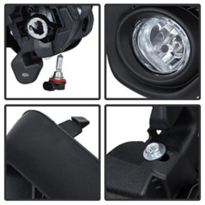 Spyder Mazda CX-5 2012-2015 OEM Fog Light W/Universal Switch- Clear FL-MCX52012-C 5080264