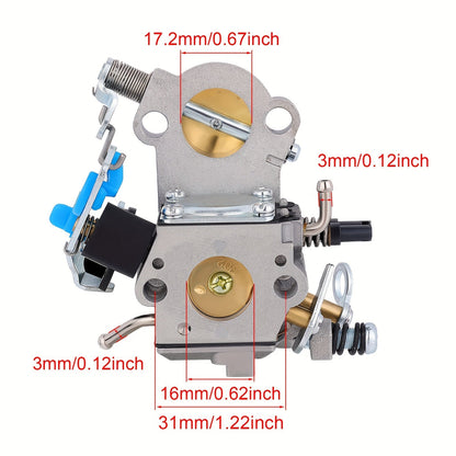 Carburetor Kit for Husqvarna 455e Chainsaw — Replaces 544883001