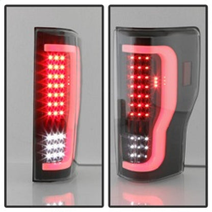SPYDER xTune 17-18 Ford F-250 Super Duty (Excl LED Models) LED Tail Lights - Black (ALT-ON-FS17-LBLED-BK) 9041600