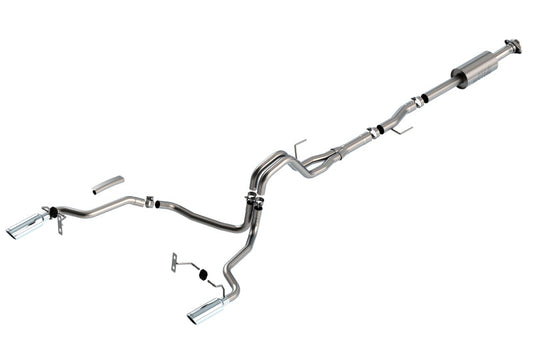 Borla F-150 2021 2.7L/3.5L 4dr CC SB EC STB Lari/King R/Plinum/LTD 3/2.25 SRE CB S-Type