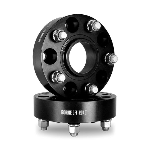 Borne Off-Road Wheel Spacers - 5x127 - 71.6 - 38.1mm - M14 - Black BNWS-003-381BK