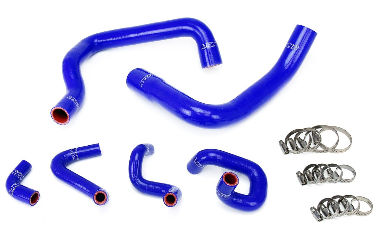 HPS Performance HPS Silicone Radiator + Heater Coolant Hose Kit Ford 1986-1993 Mustang GT