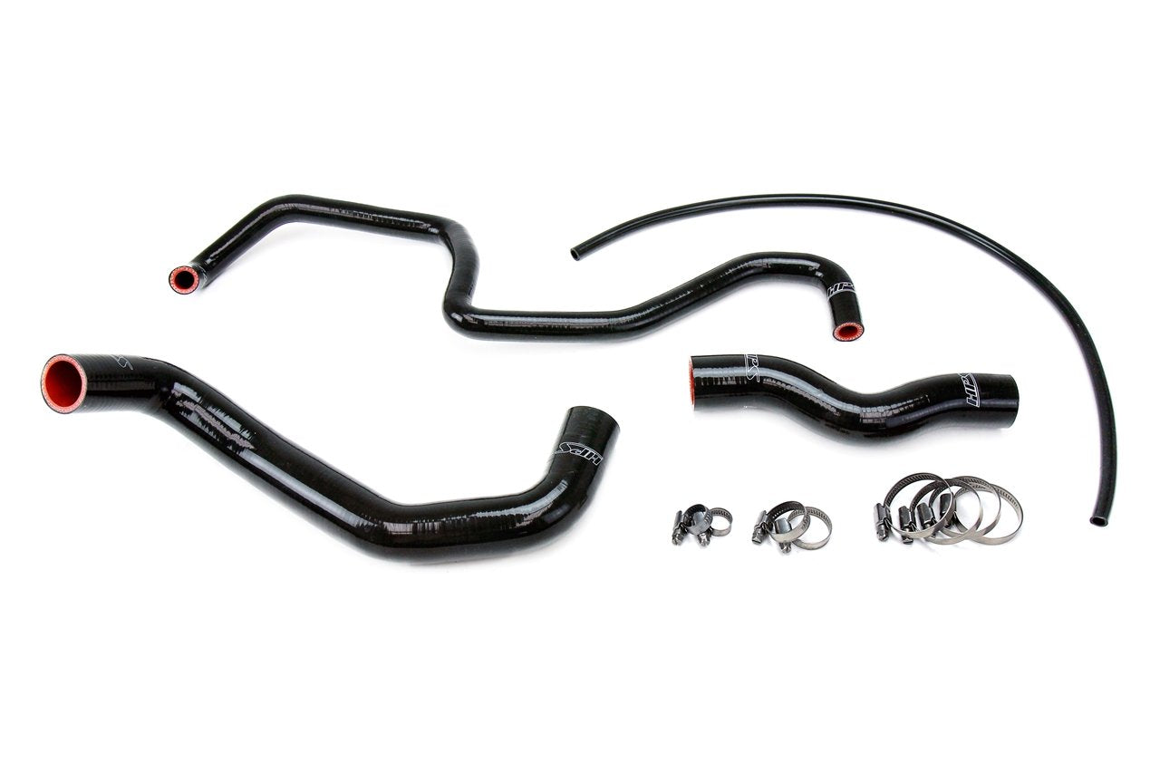 HPS Performance Products HPS Black Reinforced Silicone Radiator Hose Kit Coolant — 08278