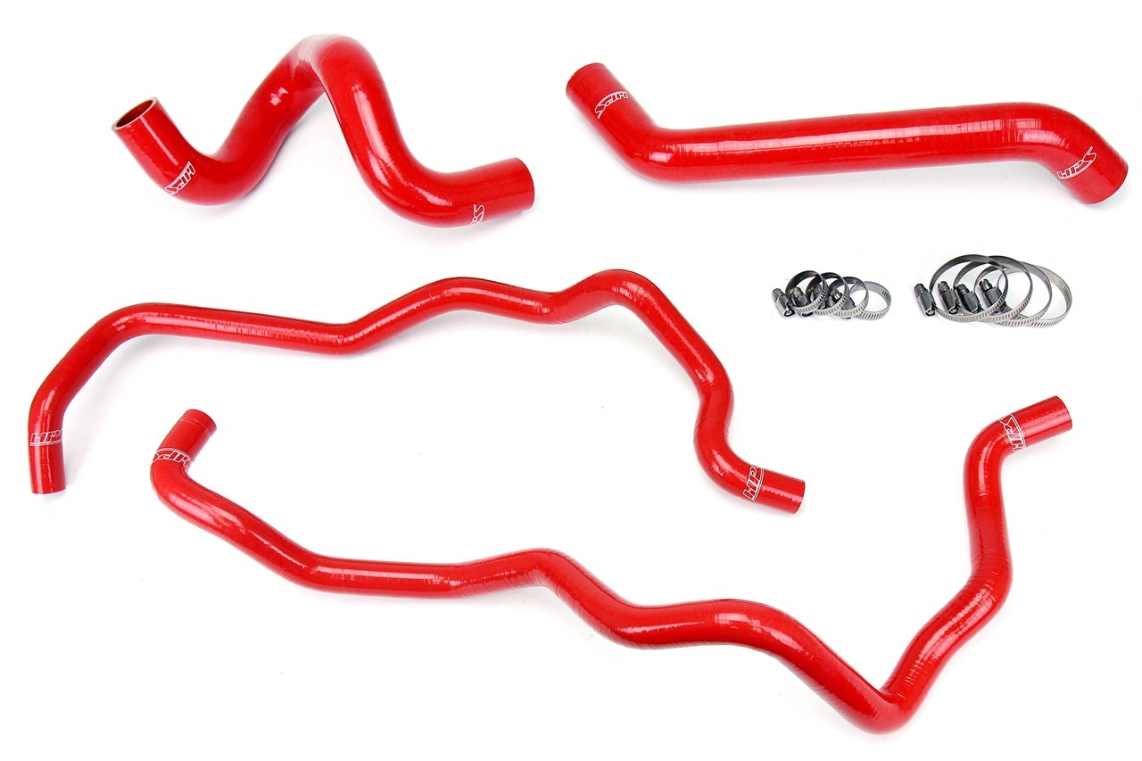 HPS Performance HPS Silicone Radiator + Heater Coolant Hose Kit Jeep 2007-2011 Wrangler