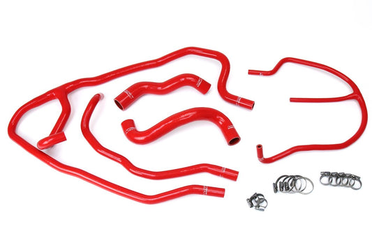 HPS Reinforced Red Silicone Radiator + Heater Hose Kit Coolant Chevy 09-13 Corvette 6.2L