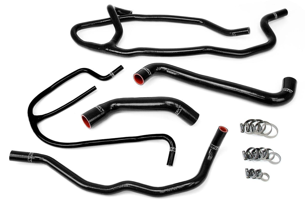 HPS Reinforced Black Silicone Radiator + Heater Hose Kit Coolant Chevy 05-07 Corvette