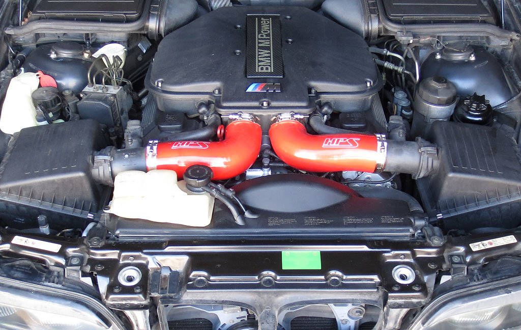 HPS Performance HPS Silicone Air Intake Kit Post MAF Hose BMW 1998-2003 M5 E39 5.0 V8