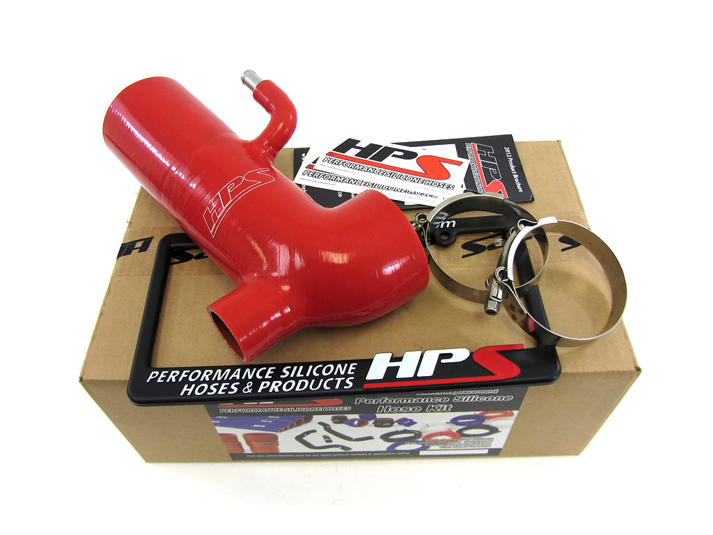 HPS Performance HPS Red Reinforced Silicone Post MAF Air Intake Hose Kit