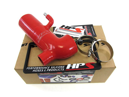 HPS Red Reinforced Silicone Post MAF Air Intake Hose Kit - Retain Stock Sound Tube Scion