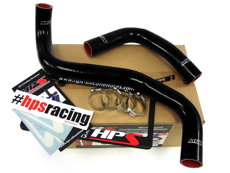 HPS Performance HPS Reinforced Black Silicone Radiator Hose Kit Coolant Toyota 07-09