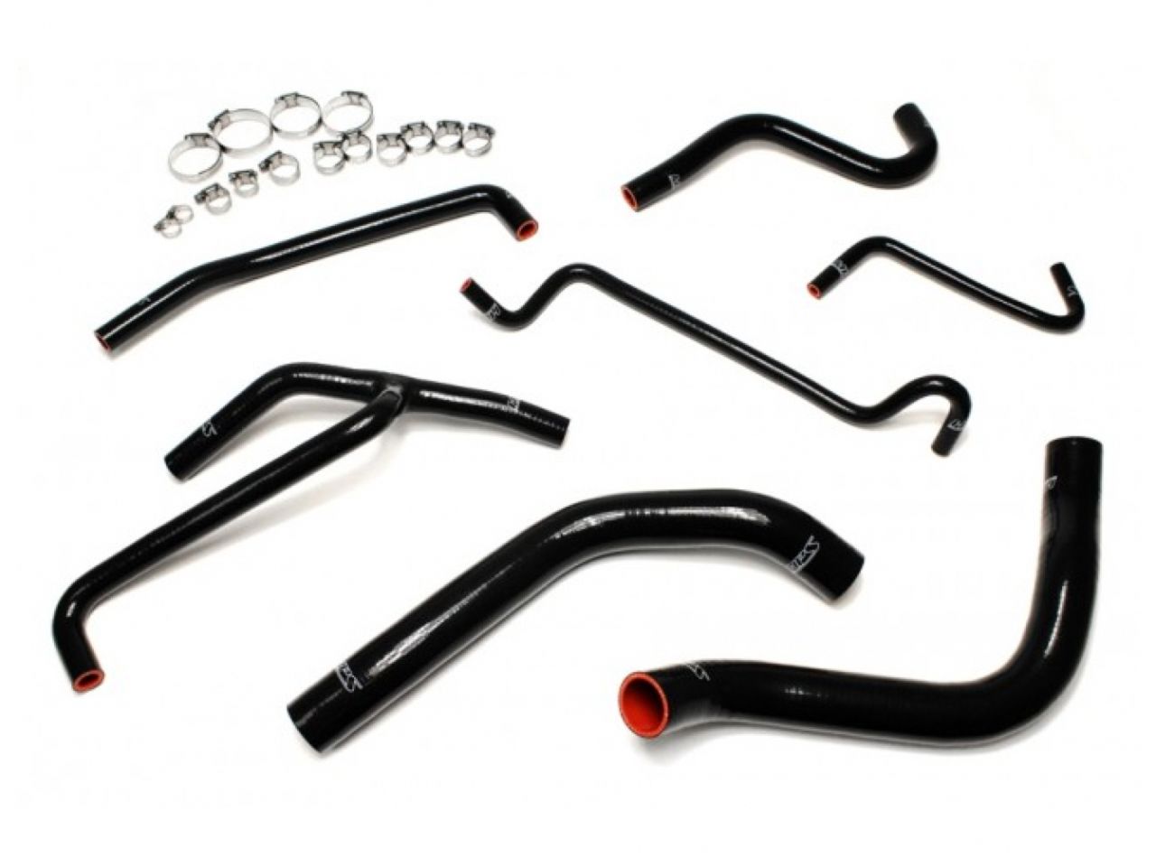 HPS Performance HPS Black Reinforced Silicone Radiator and Heater Hose Kit — 0NTBU