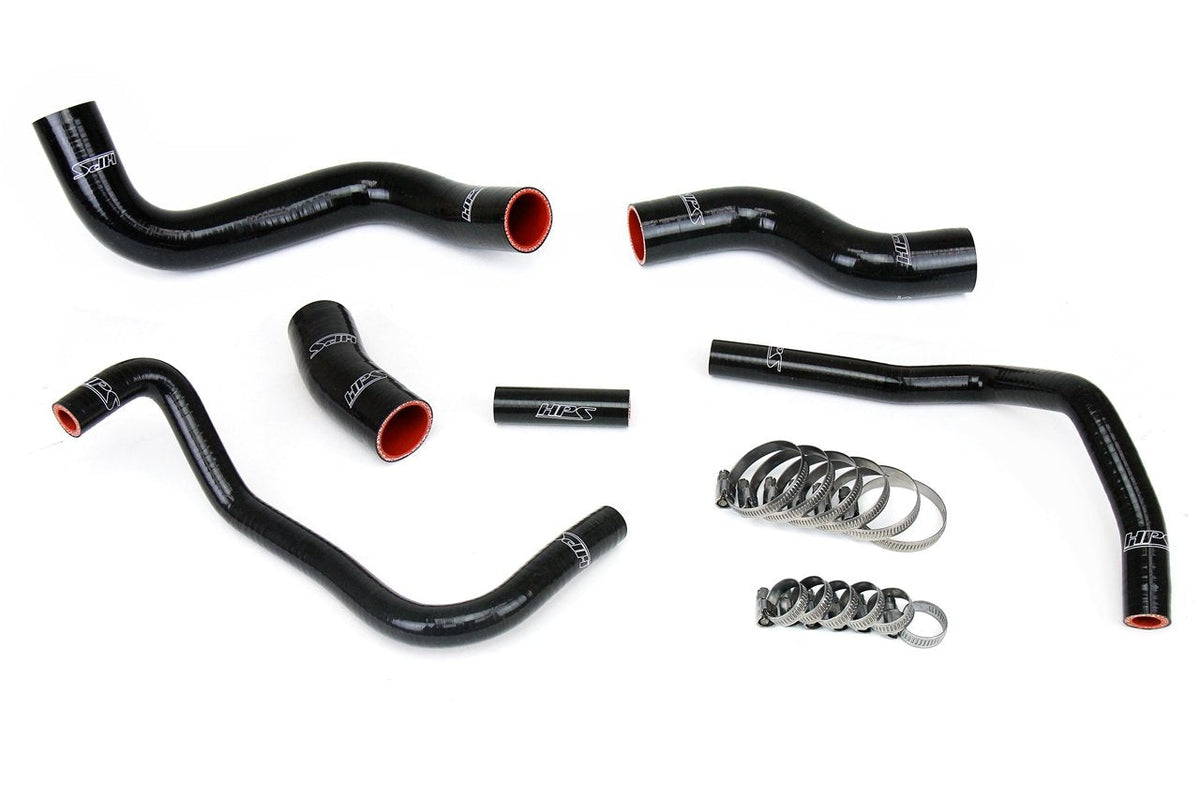 HPS Performance HPS Black Reinforced Silicone Radiator + Heater Hose Kit Scion 13-16 FRS