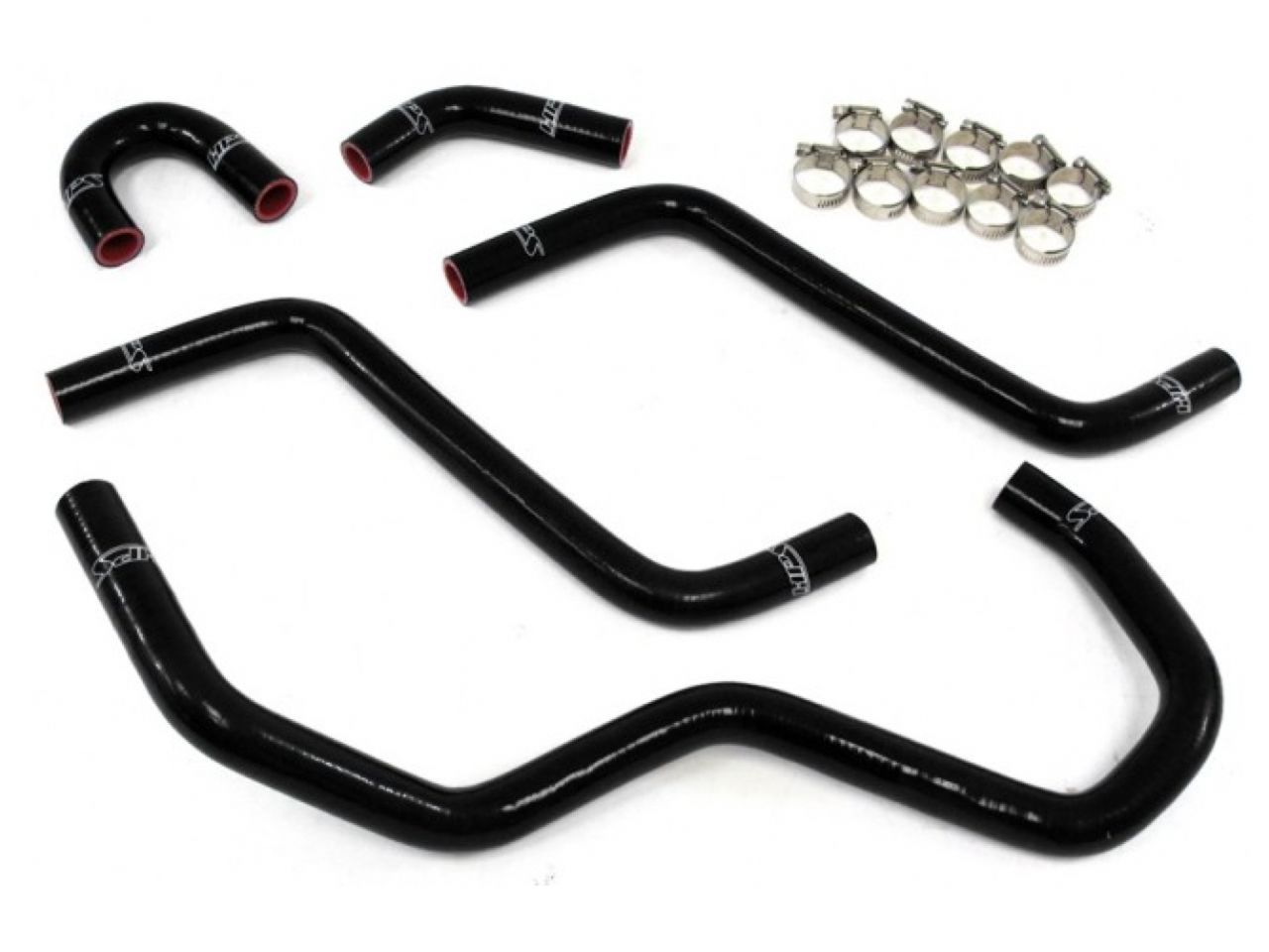 HPS Performance HPS Black Reinforced Silicone Radiator Hose Kit Yamaha 04-07 YXR450