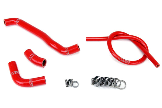 HPS Performance HPS Red Reinforced Silicone Radiator Hose Kit Suzuki 00-08 DRZ400S