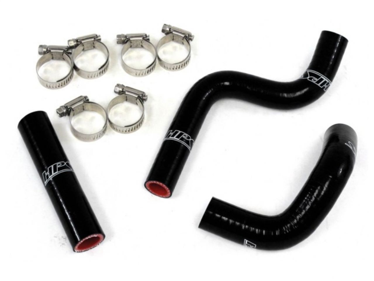 HPS Performance HPS Black Reinforced Silicone Radiator Hose Kit Kawasaki 98-12 KX80 KX85