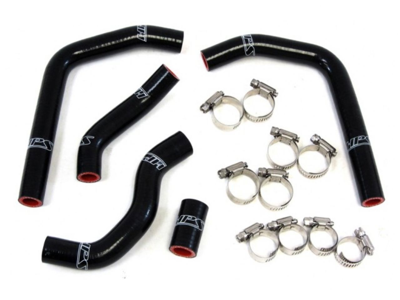 HPS Performance HPS Black Reinforced Silicone Radiator Hose Kit Honda 05-08 CR125R 2