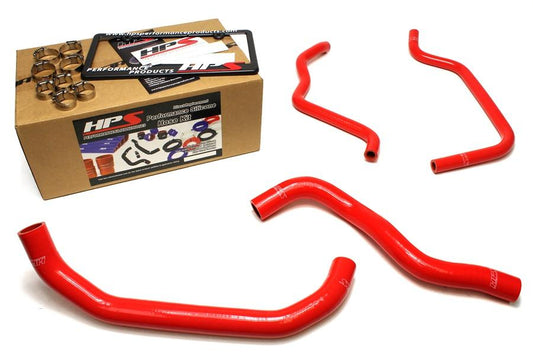 HPS Red Reinforced Silicone Radiator + Heater Hose Kit Acura 09-14 TSX 2.4L 4Cyl LHD