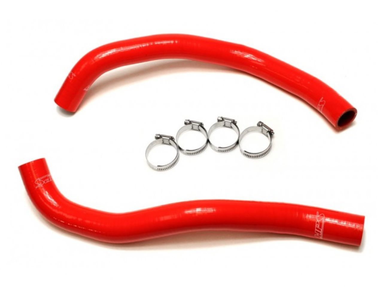 HPS Performance HPS Red Reinforced Silicone Radiator Hose Kit Coolant Honda 03-07 — 0NTC2