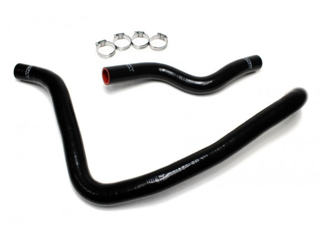 HPS Performance HPS Reinforced Black Silicone Radiator Hose Kit Coolant Honda 98-02