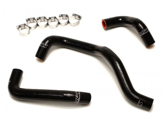 HPS Performance HPS Black Reinforced Silicone Heater Hose Kit Nissan 95-98 240SX S14