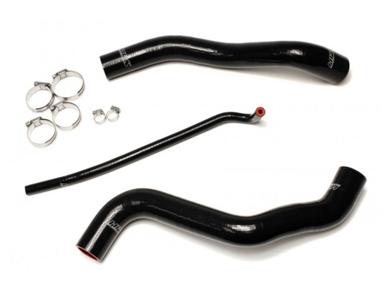 HPS Performance HPS Black Reinforced Silicone Radiator Hose Kit Coolant Chevy 12-15