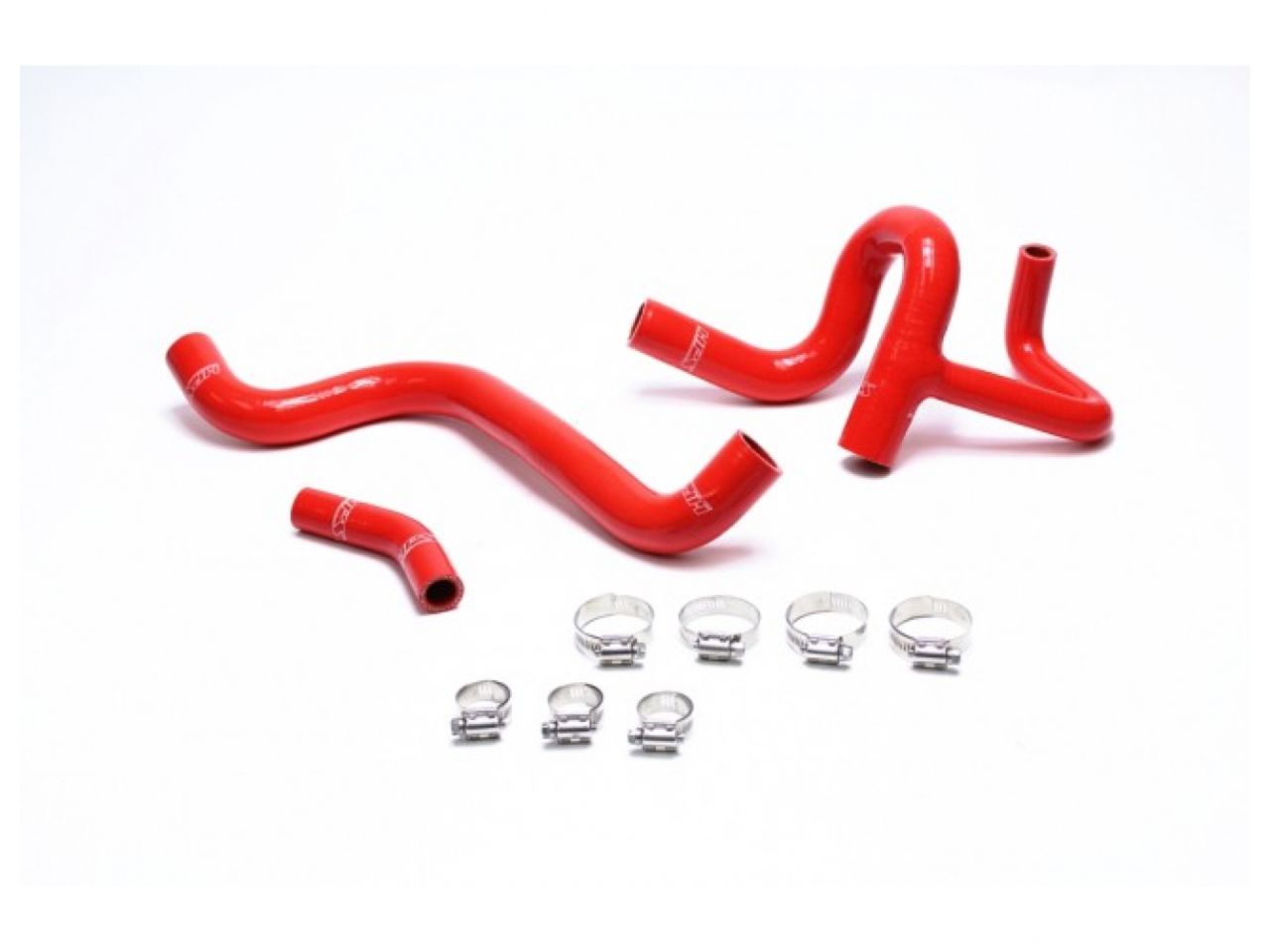 HPS Performance HPS Reinforced Red Silicone Radiator Hose Kit Coolant Dodge 12-16 Dart
