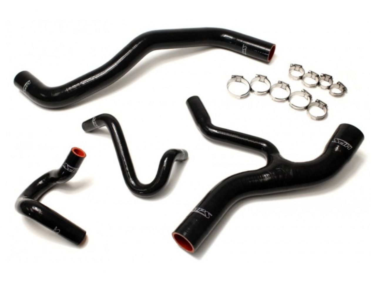 HPS Performance HPS Black Reinforced Silicone Radiator and Heater Hose Kit — 0NTBM