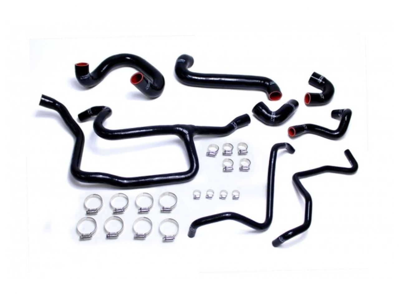 HPS Performance HPS Reinforced Black Silicone Radiator Hose + Heater Hose Kit Coolant BMW