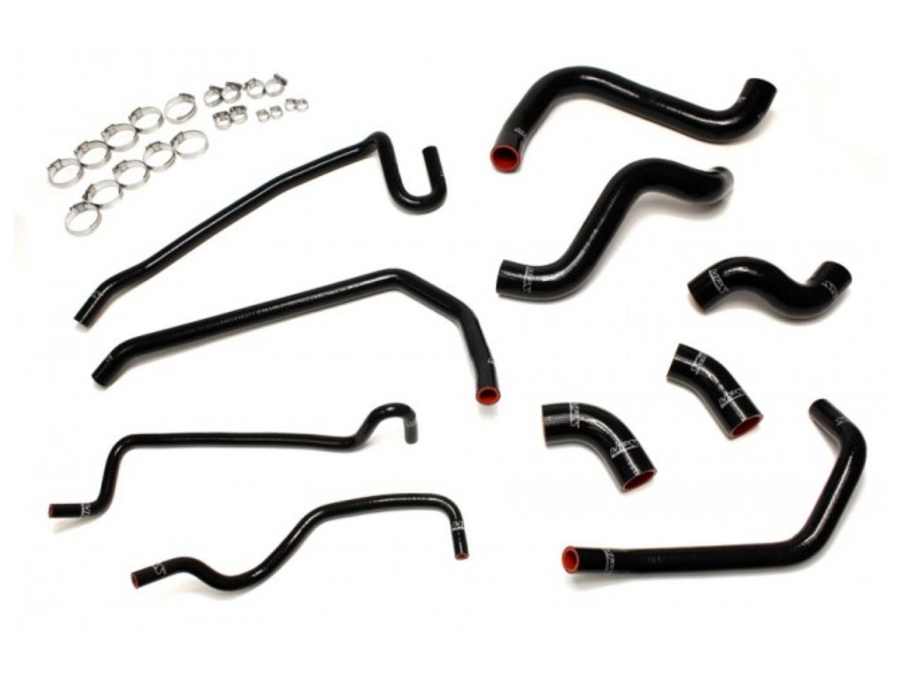 HPS Performance HPS Black Reinforced Silicone Radiator and Heater Hose Kit — 0NTBX