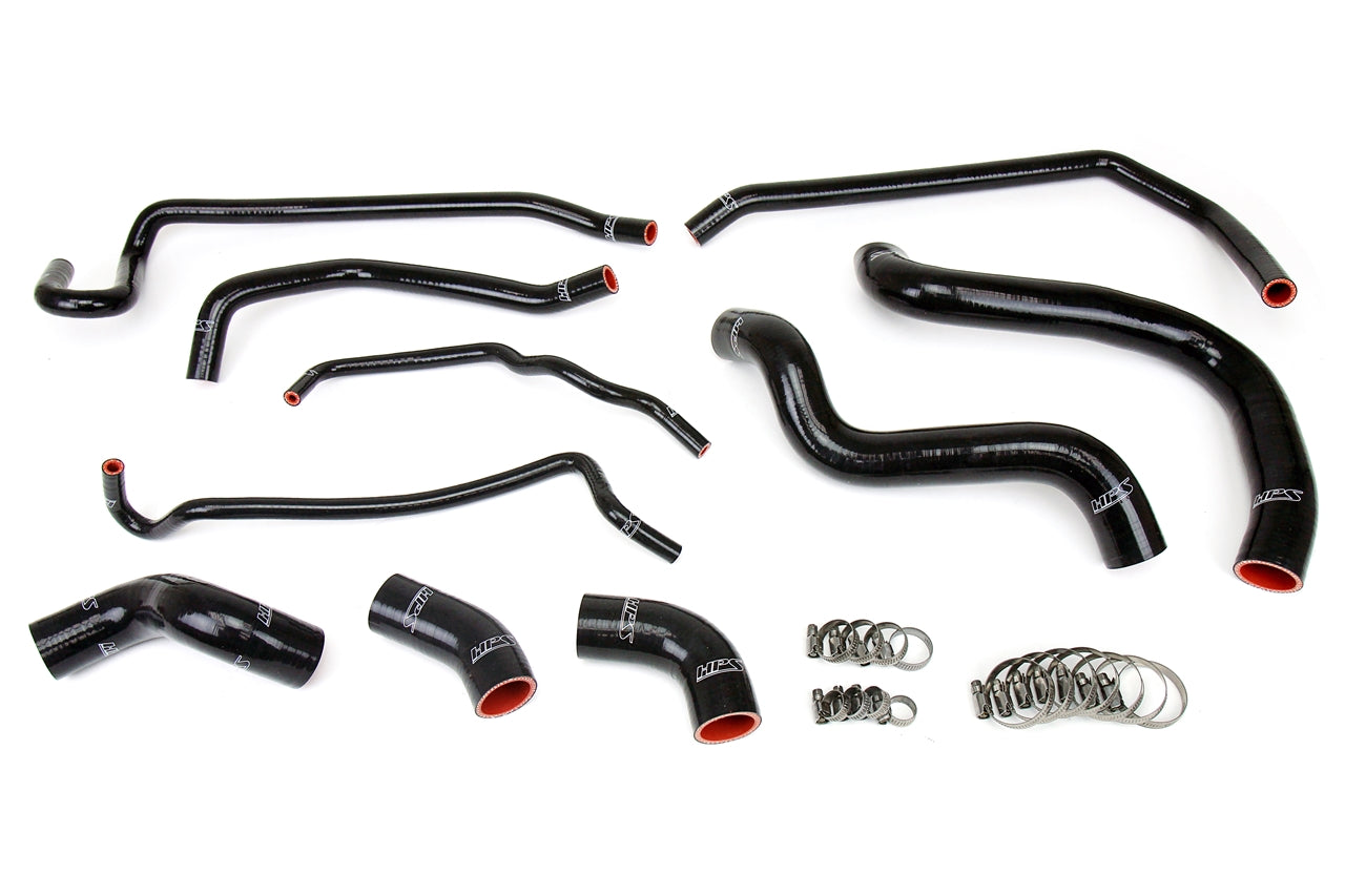 HPS Performance HPS Silicone Radiator + Heater Coolant Hose Kit Ford 2011-2014 Mustang GT