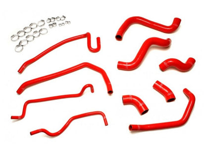 HPS Performance HPS Red Reinforced Silicone Radiator and Heater Hose Kit Coolant — 0NTBZ