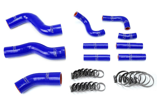 HPS Blue Reinforced Silicone Radiator + Pesky Heater Hose Kit 1FZ-FE Toyota 92-97 Land