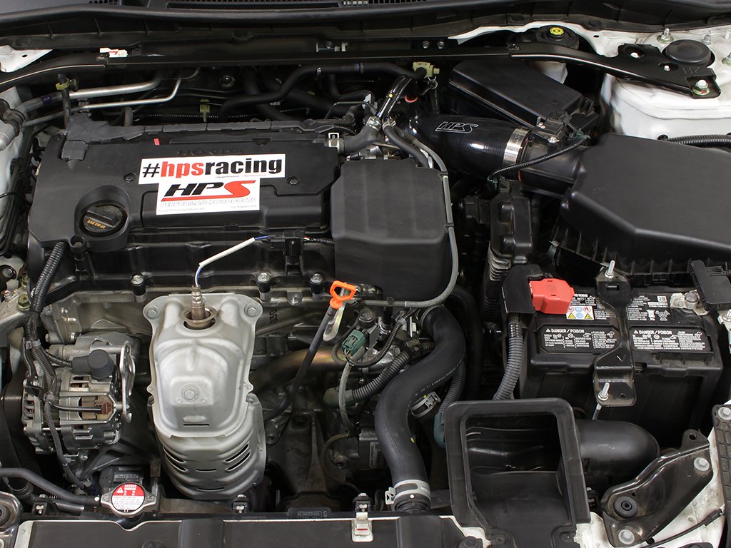 HPS Performance HPS Silicone Air Intake Kit Post MAF Hose Honda 2013-2017 Accord 2.4L