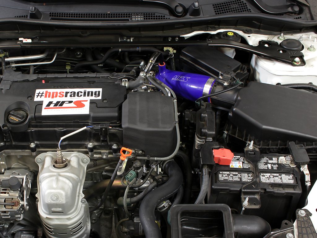 HPS Performance HPS Silicone Air Intake Kit Post MAF Hose Honda 2013-2017 Accord 2.4L