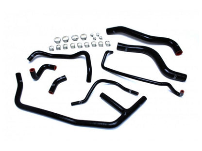 HPS Black Reinforced Silicone Radiator and Heater Hose Kit Coolant Ford 2015-2019 Mustang