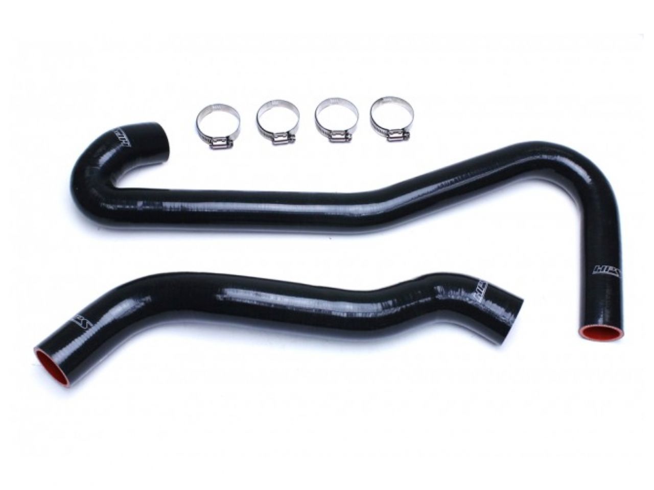 HPS Performance HPS Black Reinforced Silicone Radiator Hose Kit Coolant Jeep 09-10 Grand