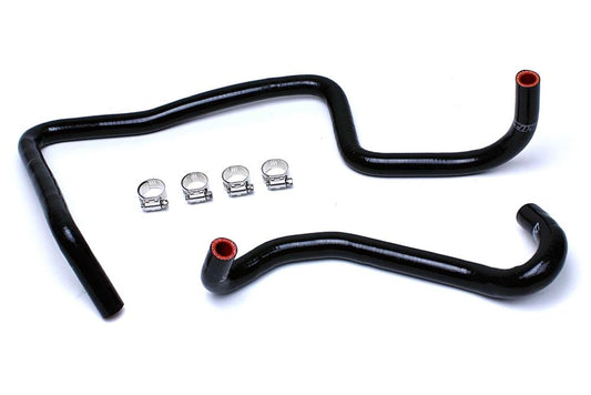 HPS Black Reinforced Silicone Heater Hose Kit Coolant Jeep 06-10 Grand Cherokee WK1 SRT8