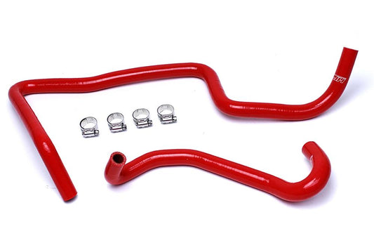 HPS Red Reinforced Silicone Heater Hose Kit Coolant Jeep 06-10 Grand Cherokee WK1 SRT8